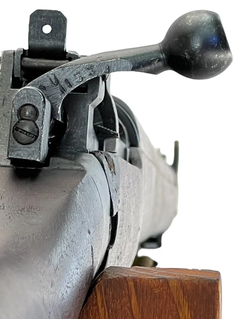 Navy Arms Enfield #4 Mk 1* .303 World War II French Resistance 1944 Dated "BS" marked matching serial number bolt PP 1831 - Image 17