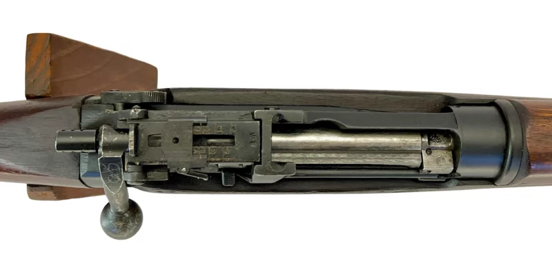 Navy Arms Enfield #4 Mk 1* .303 World War II French Resistance1944 Dated "BS" marked non-matching serial number bolt PP 1135 - Image 14