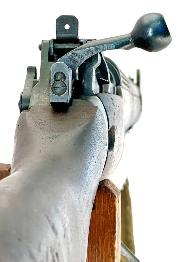 Navy Arms Enfield #4 Mk 1* .303 World War II French Resistance 1944 Dated "BS" marked matching serial number bolt PP 1506 - Image 15