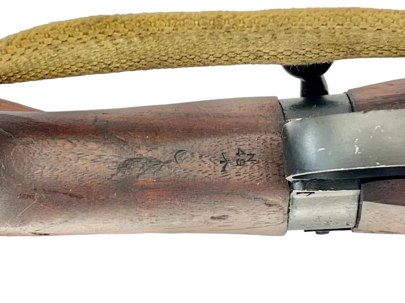 Navy Arms Enfield #4 Mk 1* .303 World War II French Resistance 1944 Dated "BS" and "PP" marked matching serial number bolt PP 1725 - Image 18