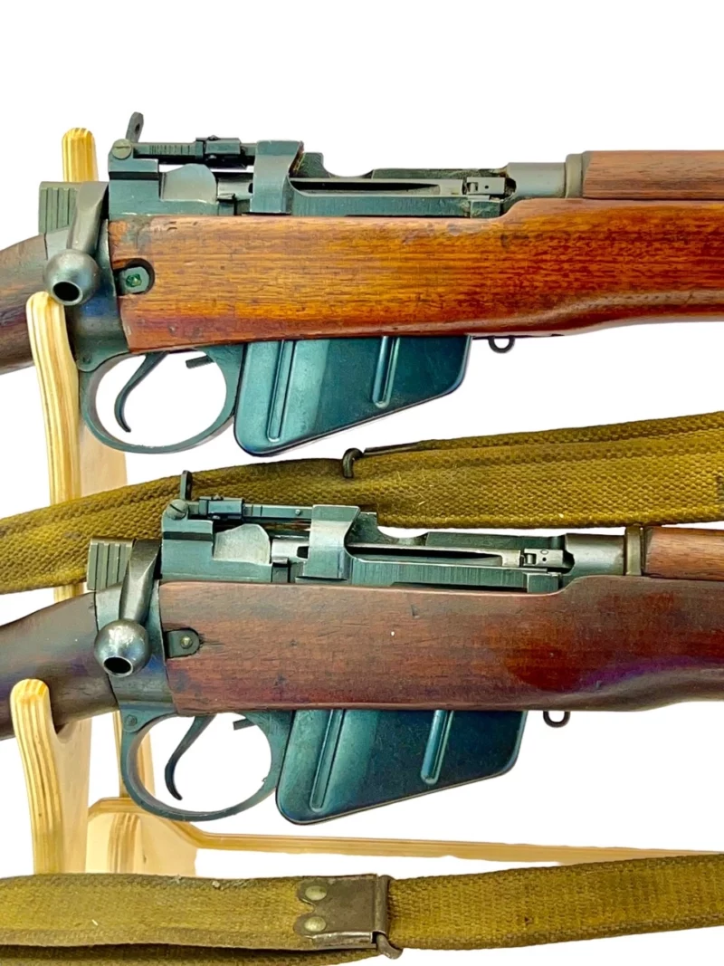 Navy Arms Enfield #4 Mk 1 .303 World War II French Resistance 1944 Dated consecutive serial numbered pair matching serial number bolt - Image 11