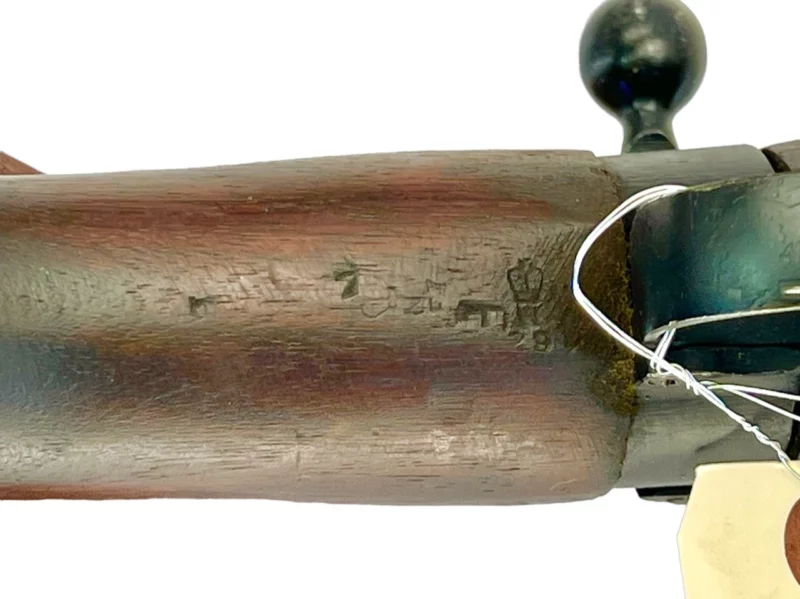 Navy Arms Enfield #4 Mk 1 .303 World War II French Resistance,1944 date "PP" marked, ROF(F) with matching bolt SN PP 0747 - Image 10