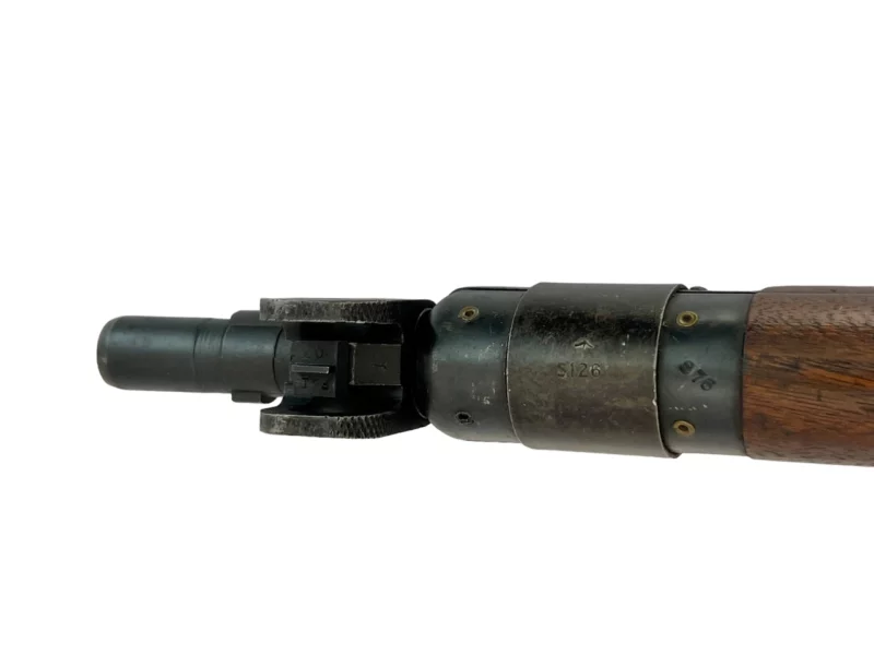 Navy Arms Enfield #4 Mk 1* .303 World War II French Resistance1944 Dated "BS" marked matching serial number bolt PP 0924 - Image 15