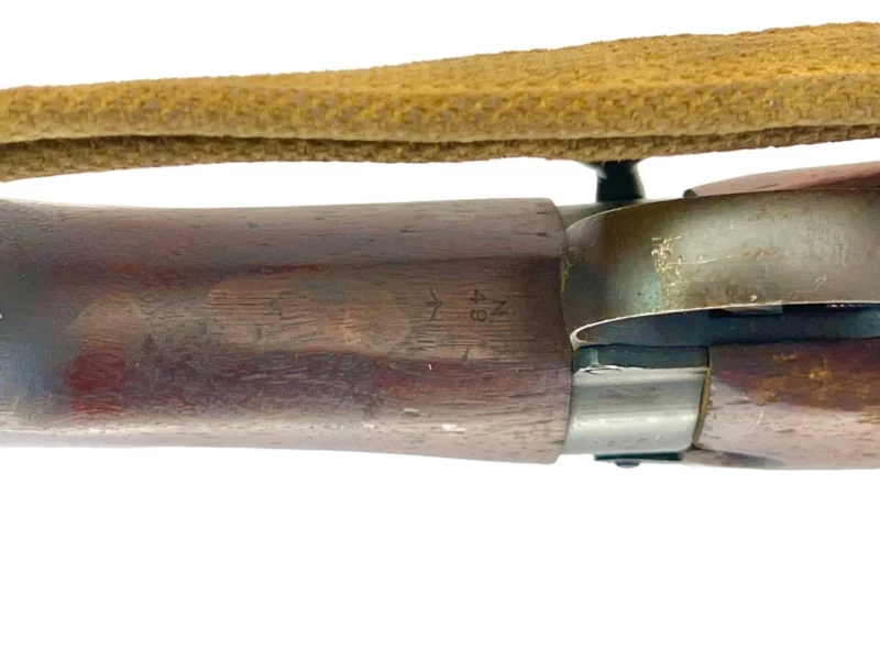 Navy Arms Enfield #4 Mk 1* .303 World War II French Resistance 1944 Dated "BS" marked matching serial number bolt PP 1506 - Image 17