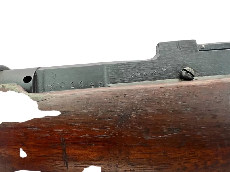 Navy Arms Enfield #4 Mk 1* .303 World War II French Resistance1944 Dated "BS" marked non-matching serial number bolt PP 1145 - Image 21