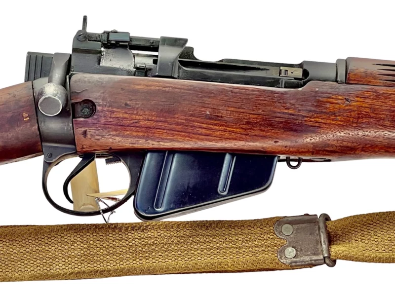 Navy Arms Enfield #4 Mk 1* .303 World War II French Resistance1944 Dated "BS" marked non-matching serial number bolt PP 1149 - Image 13