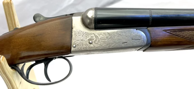 side by side 12ga shotgun Gunmark Kestrel Boxlock ejectors SN 376846 - Image 2
