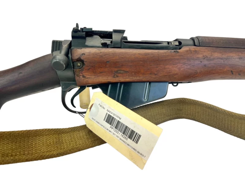 Navy Arms Enfield #4 Mk 1 .303 World War II French Resistance 1944 Dated "BT" and "PP" marked matching serial number bolt PP 1203 - Image 11