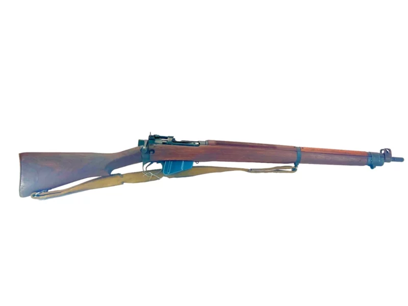 Navy Arms Enfield #4 Mk 1* .303 World War II French Resistance1944 Dated "BS" and "PP" marked non-matching serial number bolt PP 0863 - Image 10