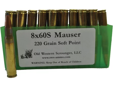 8x60S Mauser 220GR SP