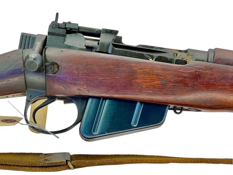 Navy Arms Enfield #4 Mk 1* .303 World War II French Resistance 1944 Dated "BS" marked matching serial number bolt PP 0494 - Image 12