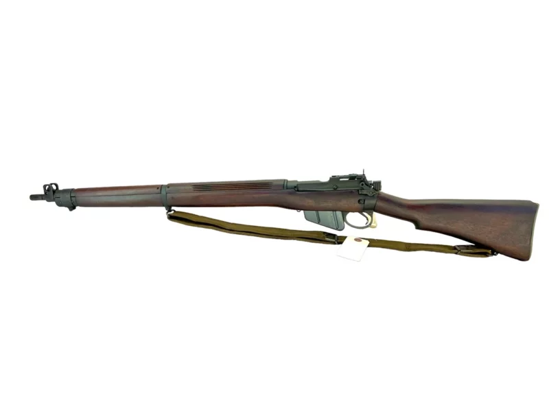 Navy Arms Enfield #4 Mk 1 .303 World War II French Resistance,1944 date "PP" marked, ROF(F) with matching bolt Zinc buttplate SN PP 1227 - Image 18