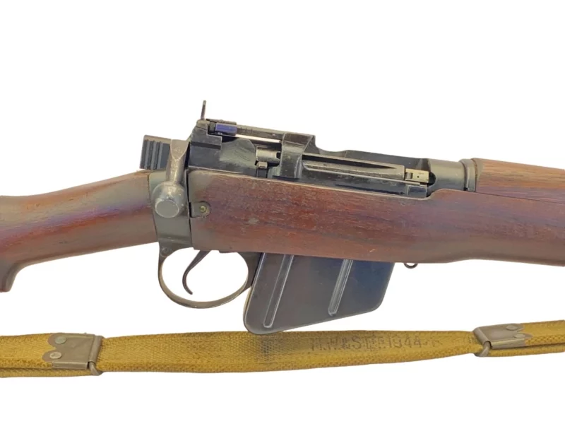 Navy Arms Enfield #4 Mk 1 .303 World War II French Resistance 1944 Dated "BT" and "PP" marked matching serial number bolt PP 0824 - Image 16