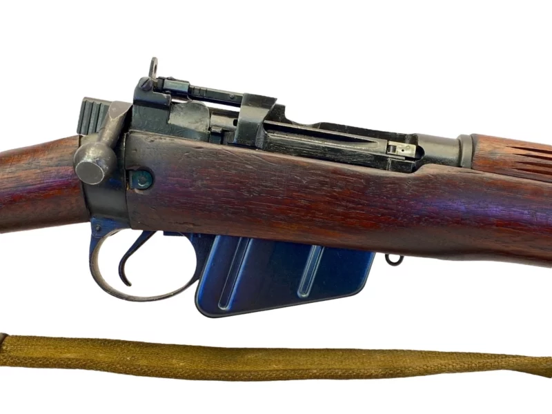 Navy Arms Enfield #4 Mk 1* .303 World War II French Resistance 1944 Dated "BT" marked matching serial number bolt PP 1012 - Image 15