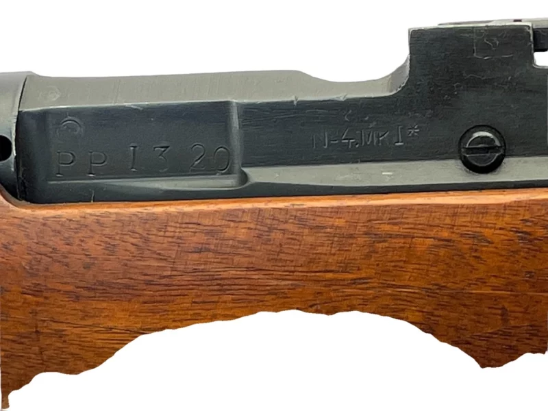 Navy Arms Enfield #4 Mk 1* .303 World War II French Resistance 1944 Dated "BS" and "PP" marked matching serial number bolt PP 1320 - Image 18