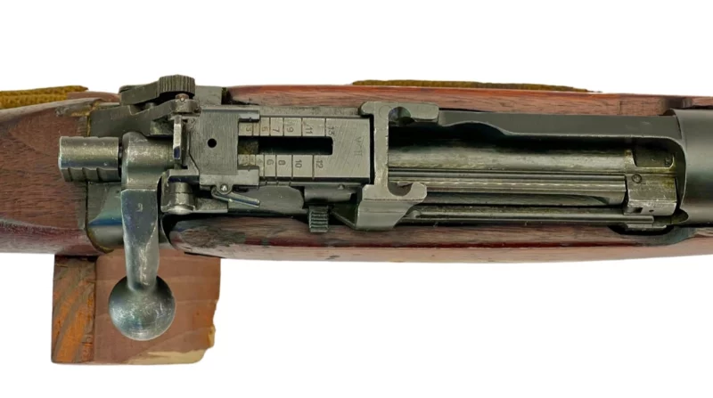 Navy Arms Enfield #4 Mk 1 .303 World War II French Resistance 1944 Dated "BT" and "PP" marked non-matching serial number bolt PP 0326 - Image 12