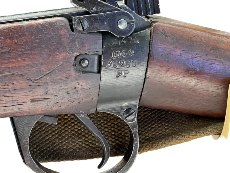 Navy Arms Enfield #4 Mk 1 .303 World War II French Resistance 1944 Dated consecutive serial numbered pair matching serial number bolt - Image 25