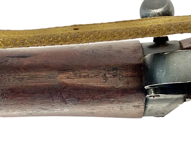 Navy Arms Enfield #4 Mk 1* .303 World War II French Resistance 1944 Dated "BS" and "PP" marked matching serial number bolt PP 0756 - Image 19