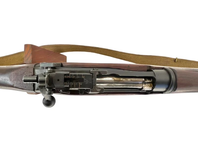 Navy Arms Enfield #4 Mk 1* .303 World War II French Resistance1944 Dated "BS" and "PP" marked non-matching serial number bolt PP 0126 - Image 15