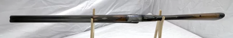 side by side 12ga shotgun Spanish Mendi Engraved Side Lock Ejector SN 45903 - Image 7