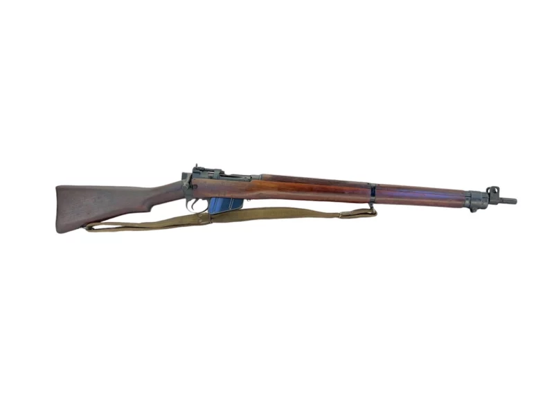 Navy Arms Enfield #4 Mk 1* .303 World War II French Resistance 1944 Dated "BS" and "PP" marked matching serial number bolt PP 1037 - Image 8