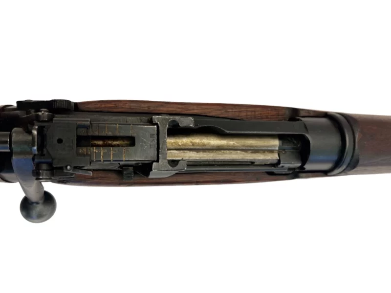 Navy Arms Enfield #4 Mk 1 .303 World War II French Resistance 1944 Dated "BT" and "PP" marked non-matching serial number bolt PP 0904 - Image 13