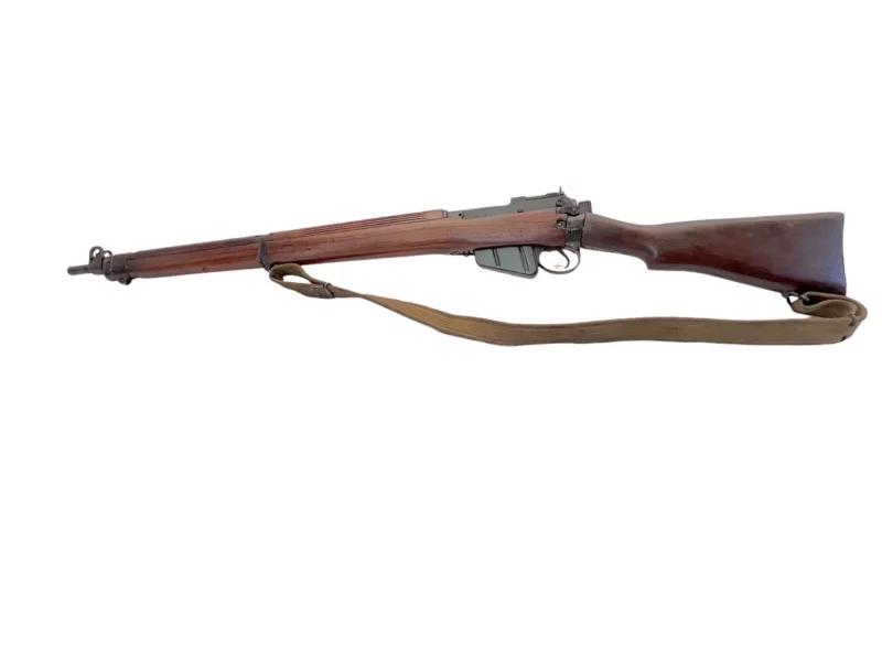 Navy Arms Enfield #4 Mk 1* .303 World War II French Resistance 1944 Dated "BS" and "PP" marked matching serial number bolt PP 1031 - Image 15
