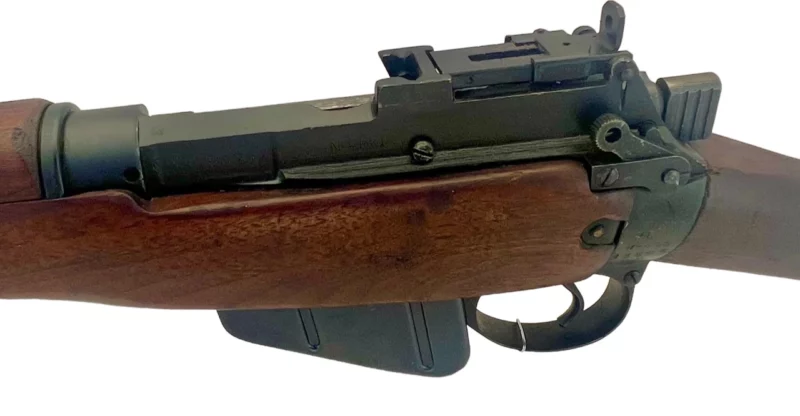 Navy Arms Enfield #4 Mk 1 .303 World War II French Resistance 1944 Dated "BT" and "PP" marked non-matching serial number bolt PP 0257 - Image 16