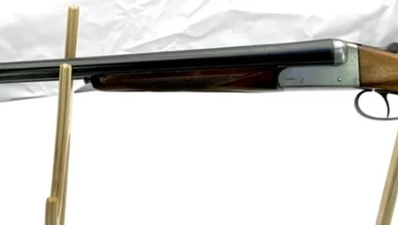 side by side 12ga shotgun Spanish Master Boxlock SN 102212