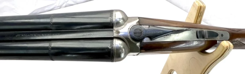 side by side 12ga shotgun Gunmark Kestrel Boxlock ejectors SN 376846 - Image 8