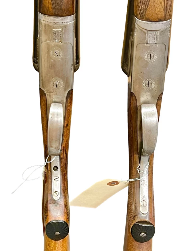 Italian Side by Side 12 gauge shotgun with pistol grip, extractors - Image 5