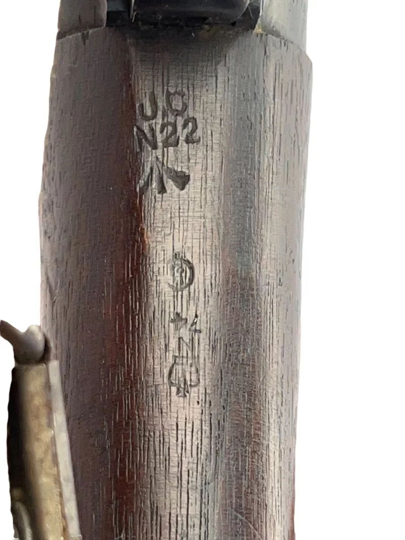 Navy Arms Enfield #4 Mk 1* .303 World War II French Resistance 1944 Dated "BS" and "PP" marked matching serial number bolt PP 1169 - Image 16