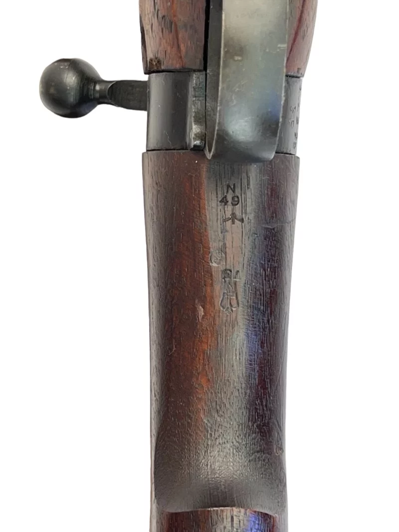 Navy Arms Enfield #4 Mk 1* .303 World War II French Resistance 1944 Dated "BS" and "PP" marked matching serial number bolt PP 1111 - Image 18