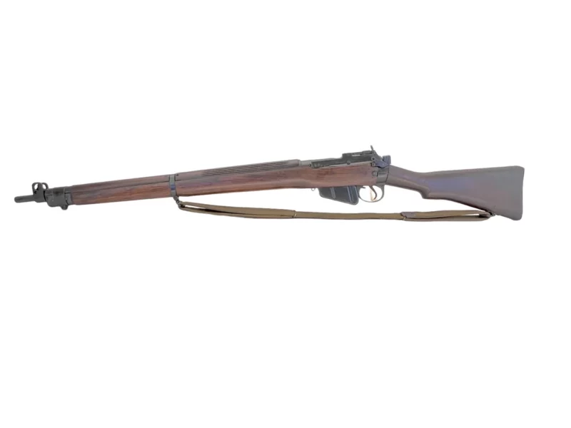 Navy Arms Enfield #4 Mk 1* .303 World War II French Resistance 1944 Dated "BS" and "PP" marked matching serial number bolt PP 1169 - Image 18