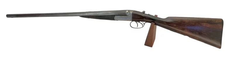 British Side by Side 12ga shotgun Westley Richards Boxlock Gold Letter - Image 7