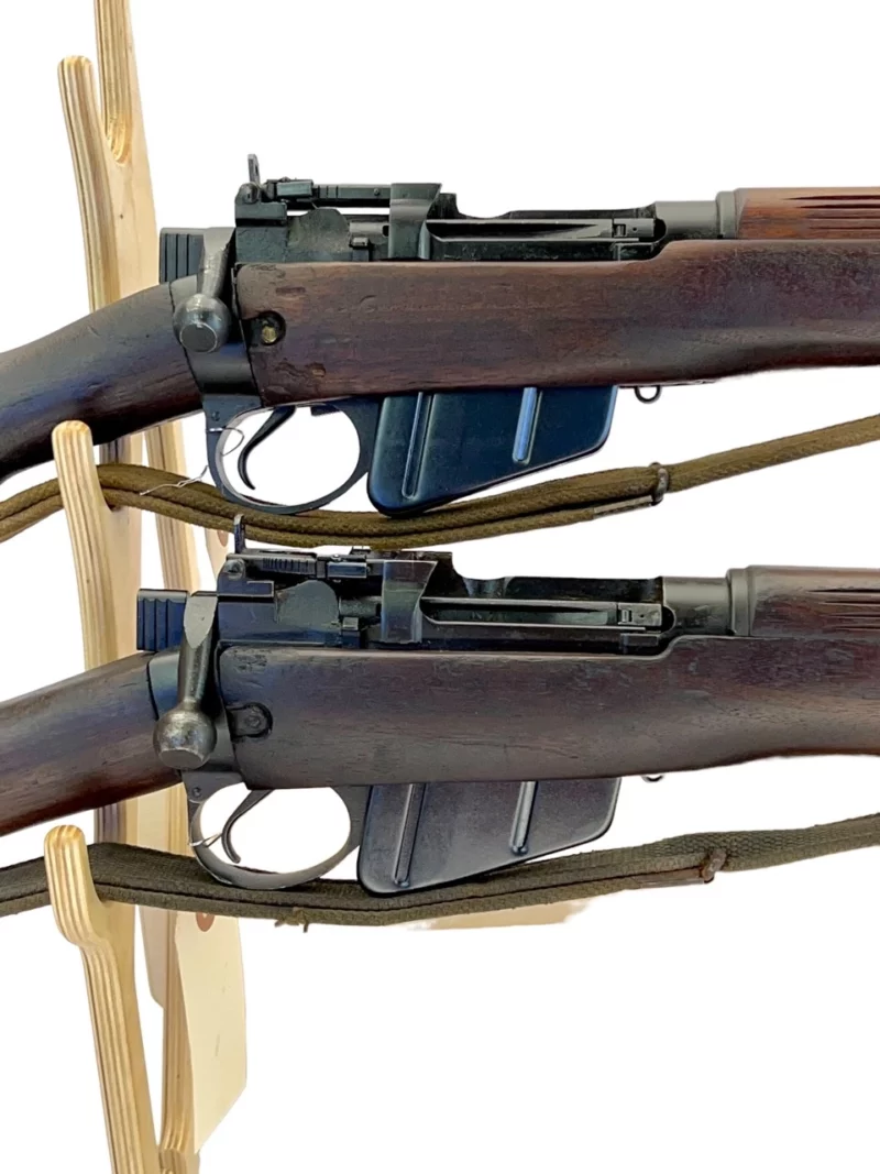 Navy Arms Enfield #4 Mk 1 .303 World War II French Resistance 1944 Dated consecutive serial numbered pair matching serial number bolt - Image 14