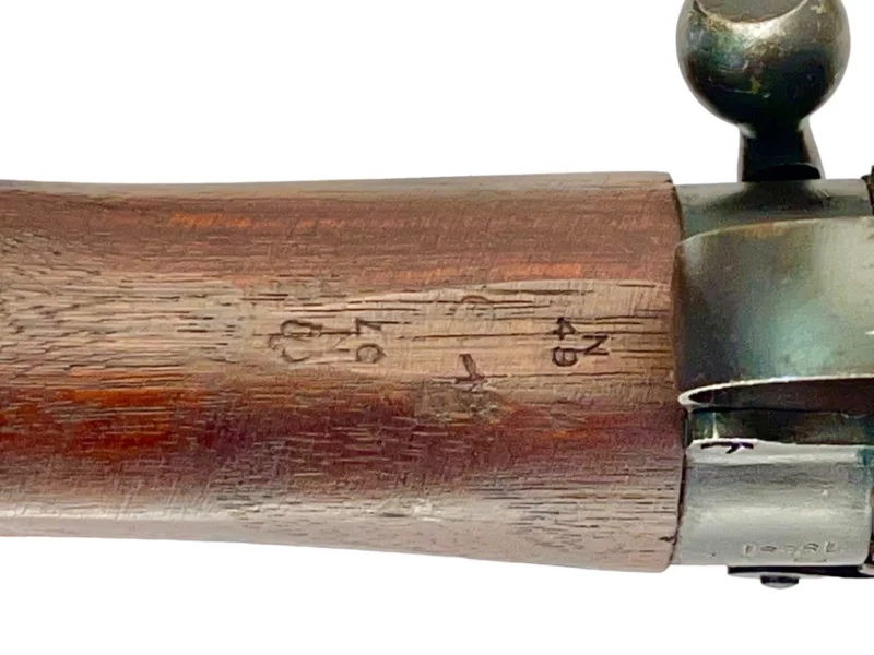 Navy Arms Enfield #4 Mk 1* .303 World War II French Resistance 1944 Dated "BS" marked matching serial number bolt PP 1305 - Image 17