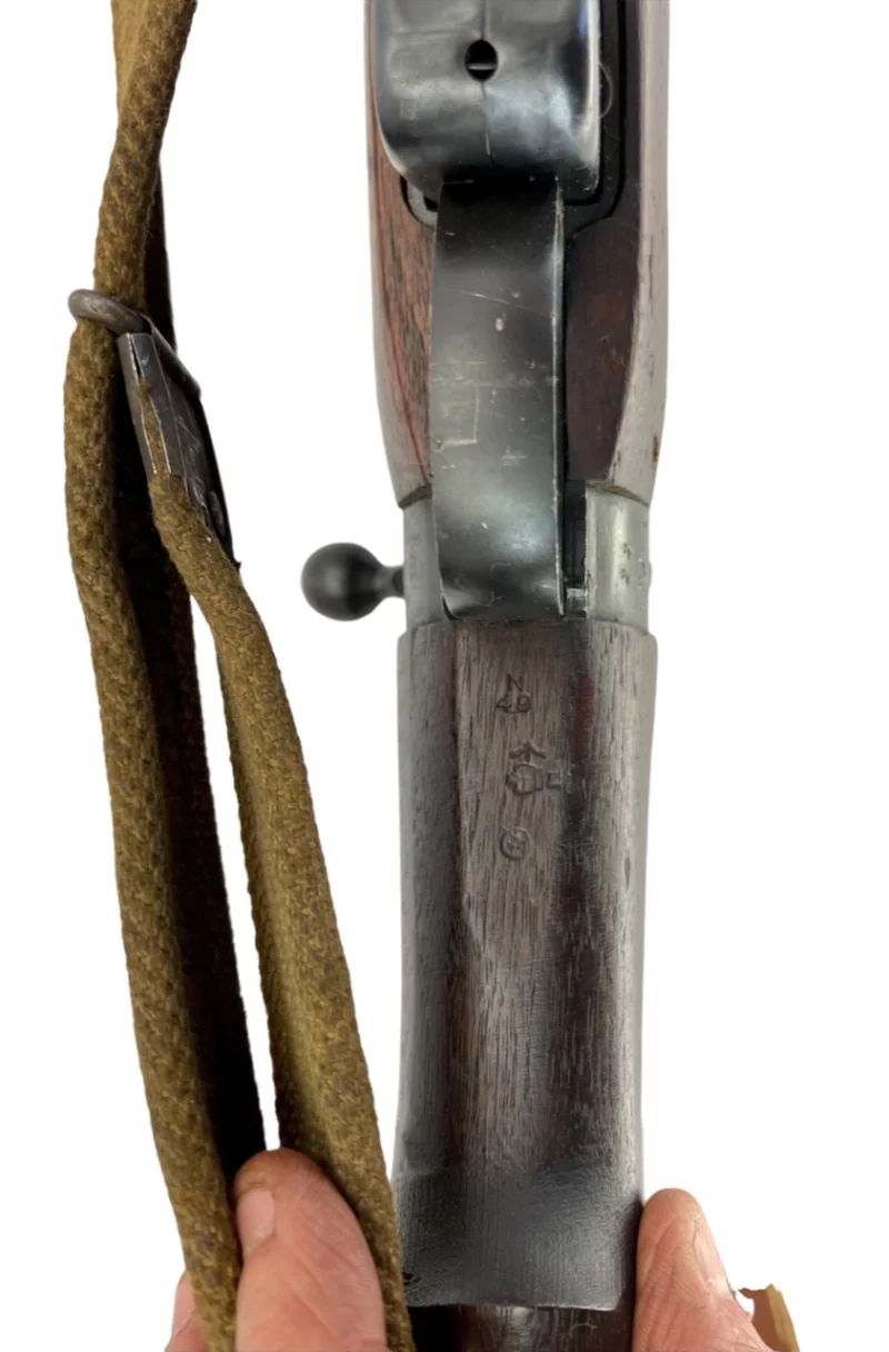 Navy Arms Enfield #4 Mk 1* .303 World War II French Resistance 1944 Dated "BS" and "PP" marked matching serial number bolt PP 1879 - Image 15