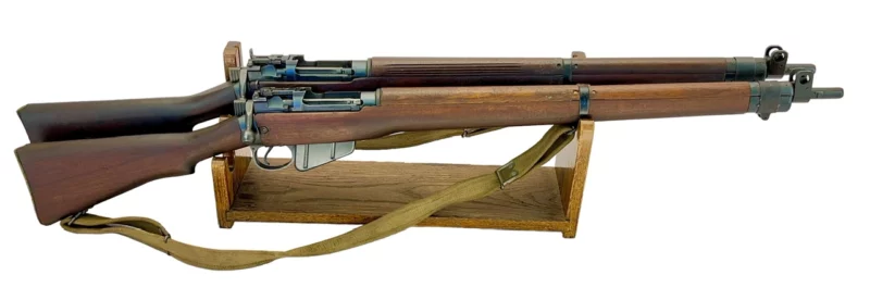 Navy Arms Enfield #4 Mk 1 .303 World War II French Resistance 1944 Dated duplicate serial numbered pair 35510/35510 - Image 20