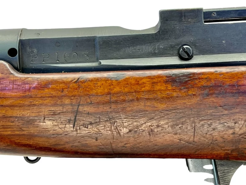 Navy Arms Enfield #4 Mk 1* .303 World War II French Resistance1944 Dated "BS" marked non-matching serial number bolt PP 1603 - Image 22