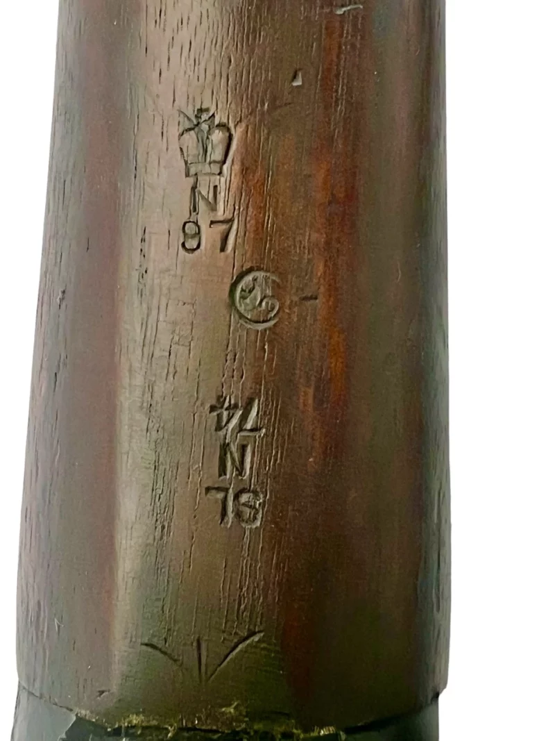 Navy Arms Enfield #4 Mk 1* .303 World War II French Resistance1944 Dated "BS" and "PP" marked non-matching serial number bolt PP 0935 - Image 11