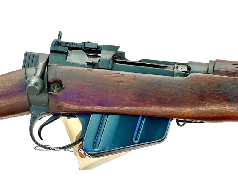 Navy Arms Enfield #4 Mk 1* .303 World War II French Resistance 1944 Dated "BS" marked matching serial number bolt PP 1914 - Image 11