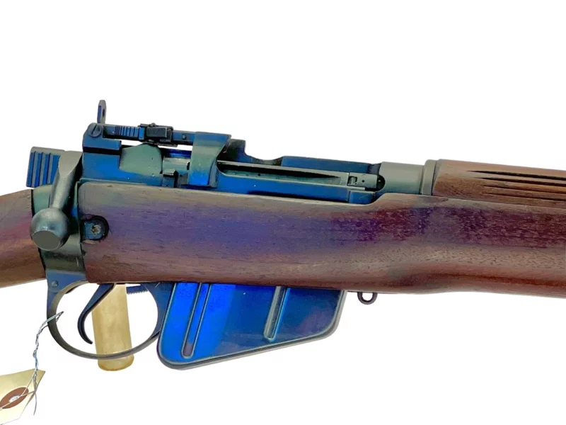 Navy Arms Enfield #4 Mk 1* .303 World War II French Resistance 1944 Dated "BS" marked matching serial number bolt PP 1284 - Image 11