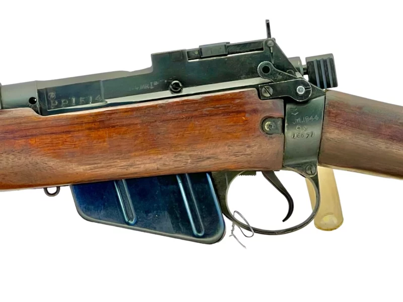 Navy Arms Enfield #4 Mk 1* .303 World War II French Resistance1944 Dated "BS" marked matching serial number bolt PP 1514 - Image 21