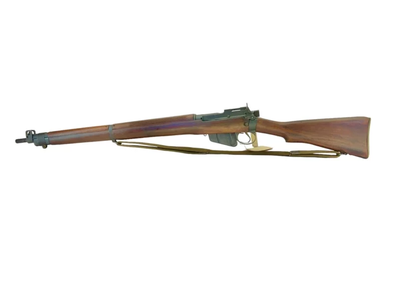 Navy Arms Enfield #4 Mk 1* .303 World War II French Resistance 1944 Dated "BS" marked matching serial number bolt PP 1925 - Image 20