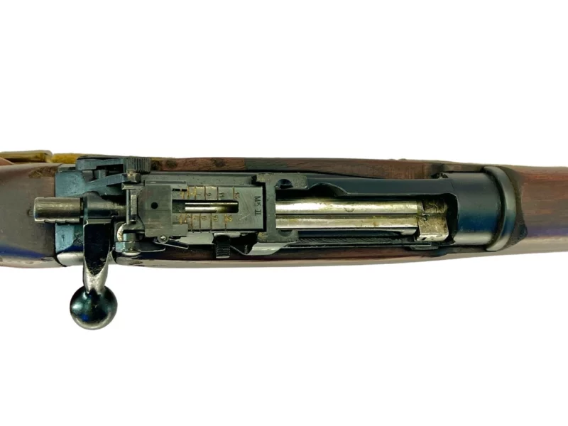 Navy Arms Enfield #4 Mk 1 .303 World War II French Resistance,1944 date "PP" marked, ROF(F) with matching bolt SN PP 0627 - Image 12