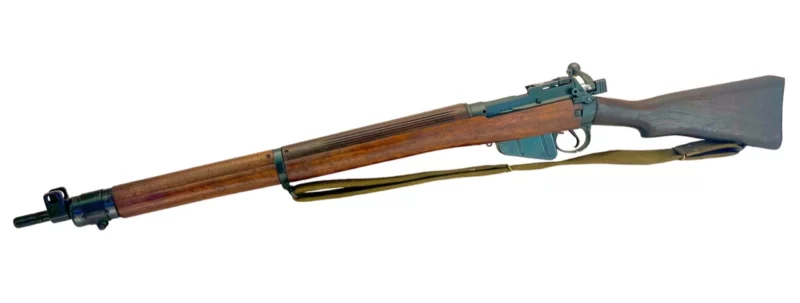 Navy Arms Enfield #4 Mk 1* .303 World War II French Resistance1944 Dated "BS" and "PP" marked non-matching serial number bolt PP 0839 - Image 20