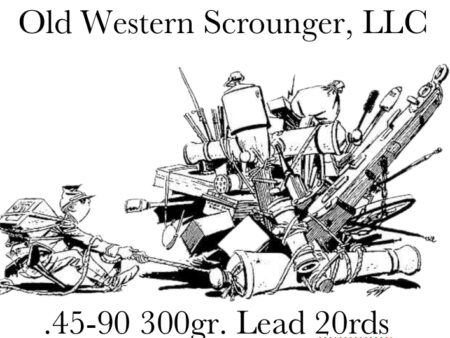 45-90 ammunition 300gr. Lead