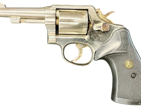 Smith & Wesson Model 10-2 Revolver 38 Special 4 inch Nickel C561955