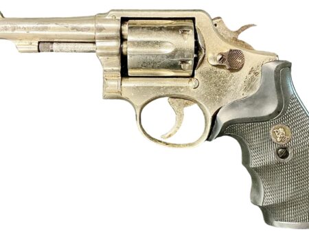 Smith & Wesson Model 10-5 Revolver 38 Special 4 inch Trooper Barrel Nickel D716698